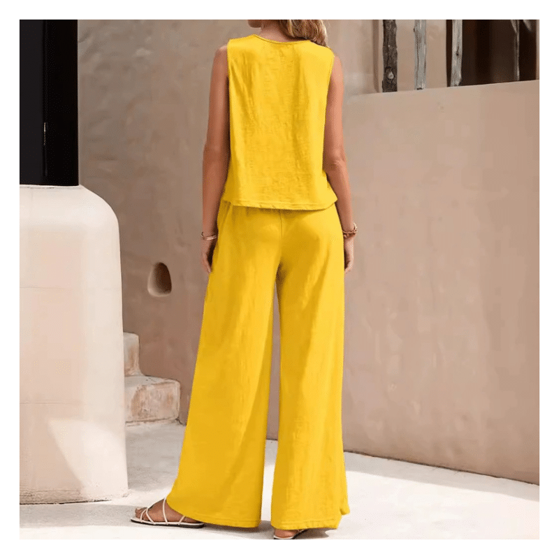 Two-piece women's trendy versatile loose pullover round neck casual suit for women